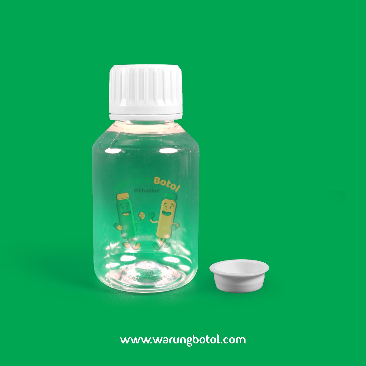 distributor toko jual botol palastik murah dan unik 100ml untuk kopi jus, minuman, susu soda boba terdekat di bandung jakarta bekasi bogor